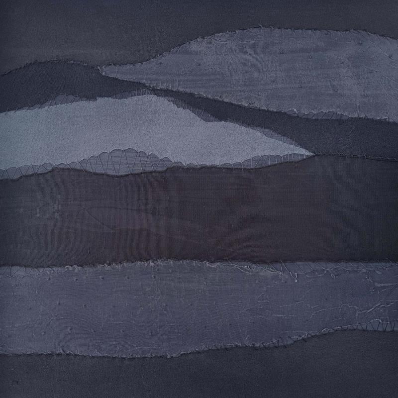 Painting Nocturne # 2 by Settimia Taroux | Painting Abstract Acrylic, Textile Landscapes