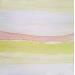 Painting Aube # 1 by Settimia Taroux | Painting Abstract Landscapes Acrylic Textile