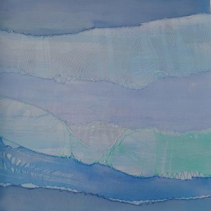Painting Marine # 8 by Settimia Taroux | Painting Abstract Acrylic, Textile Landscapes