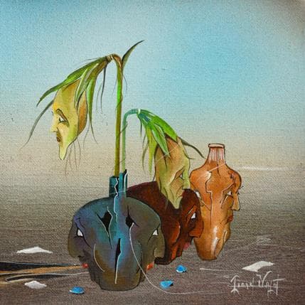 Painting Melting pots by Valot Lionel | Painting Surrealism Acrylic Life style