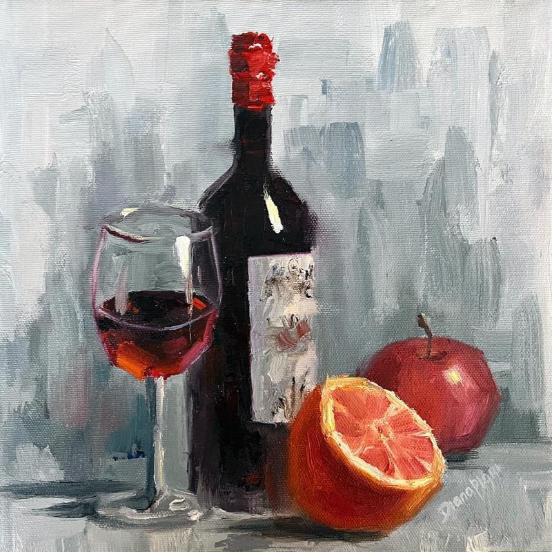 Painting Red Passion by Pigni Diana | Painting Impressionism Oil Life style, Society, Still-life