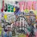 Gemälde Eternel Paris von Anicet Olivier | Gemälde Figurativ Urban Architektur Acryl Pastell