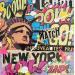 Peinture NEW  YORK par Drioton David | Tableau Pop-art Icones Pop Acrylique Collage