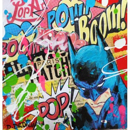 Peinture LE PENSEUR par Drioton David | Tableau Pop-art Acrylique, Collage Icones Pop