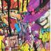 Gemälde AMOUR DE JOKER von Drioton David | Gemälde Pop-Art Pop-Ikonen Acryl Collage