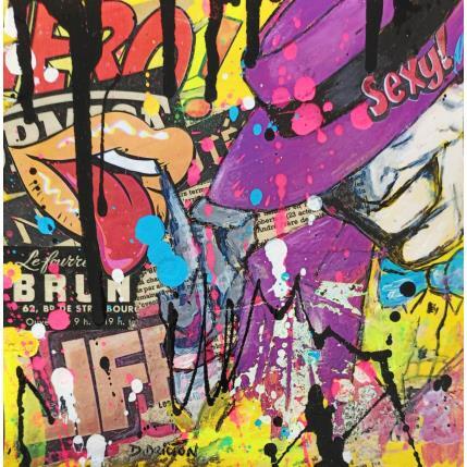 Peinture AMOUR DE JOKER par Drioton David | Tableau Pop-art Acrylique, Collage Icones Pop