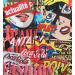 Painting LIBERTE FEMININE by Drioton David | Painting Pop-art Pop icons Acrylic Gluing
