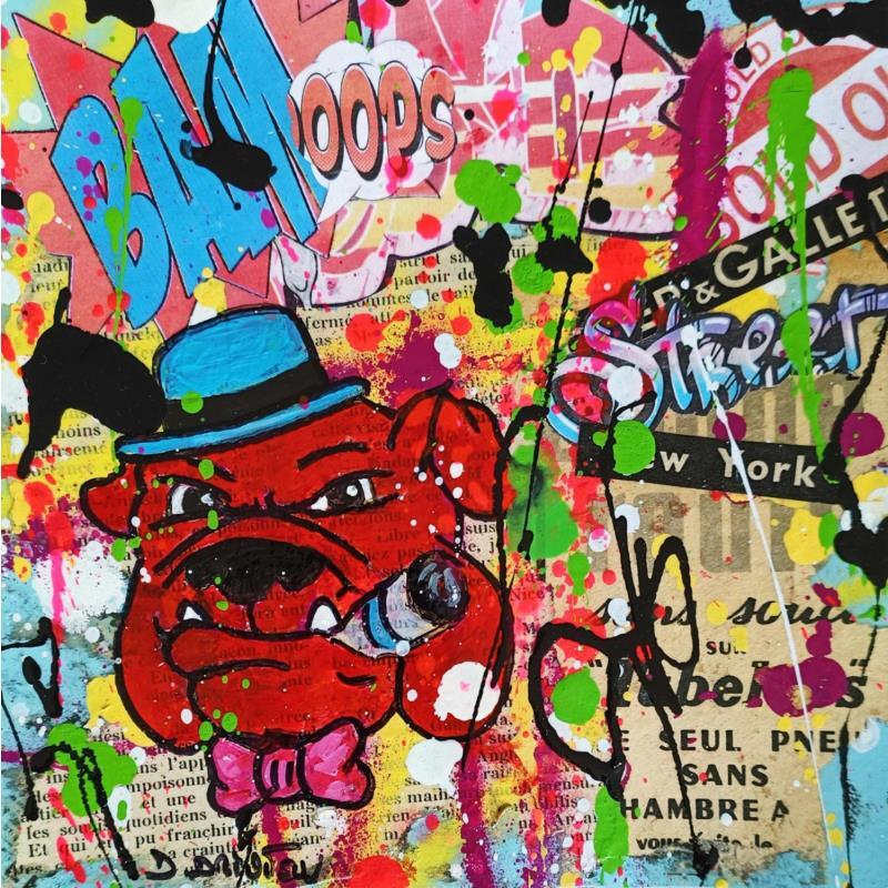 Gemälde NO SMOKING von Drioton David | Gemälde Pop-Art Pop-Ikonen Acryl Collage