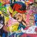 Gemälde LE JUGE von Drioton David | Gemälde Pop-Art Pop-Ikonen Acryl Collage