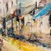 Painting Jour de Ville by Raffin Christian | Painting Figurative Urban Oil