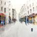 Painting Histoire d'un jour by Raffin Christian | Painting Figurative Urban Oil