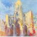 Painting Cathédrale Saint-Charles by Galileo Gabriela | Painting Figurative Urban Oil