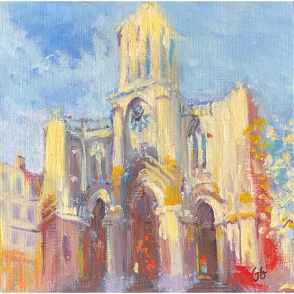 Painting Cathédrale Saint-Charles by Galileo Gabriela | Painting Figurative Oil Urban