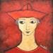 Peinture Viajero de tierras rojas par Vergottini Paola | Tableau Illustration Mixte scènes de vie