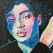 Painting Conversations silencieuses : Yelle  by Coco | Painting Figurative Portrait Acrylic