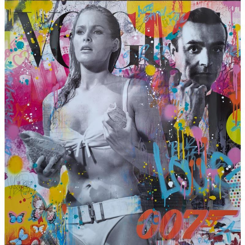 Peinture Miss 007 par Novarino Fabien | Tableau Pop-art Icones Pop
