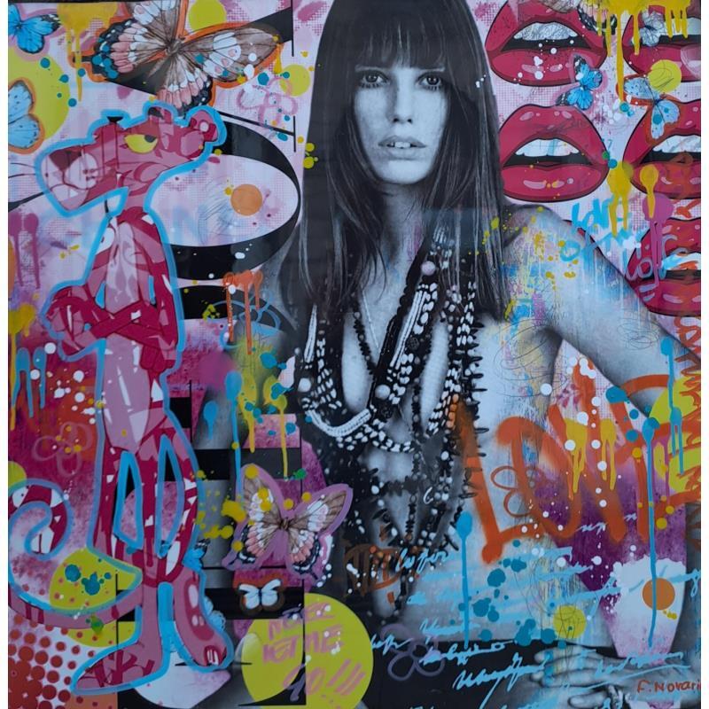 Peinture Miss Jane par Novarino Fabien | Tableau Pop-art Icones Pop