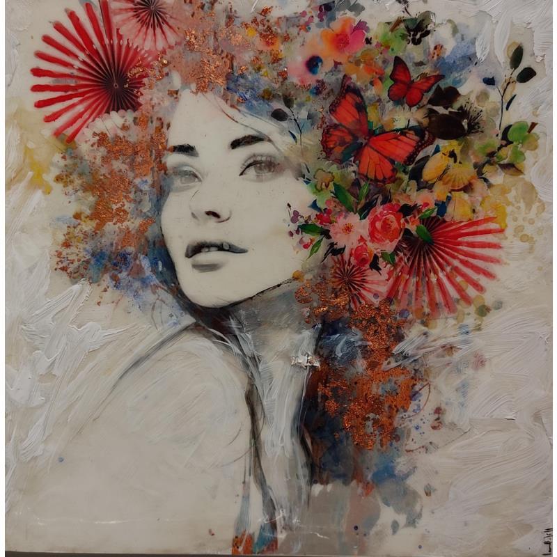 Painting Pimpileta by Bofill Laura | Painting Figurative Portrait Acrylic Resin