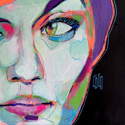 Painting Conversations Silencieuses : Enigmatik  by Coco | Painting Figurative Acrylic Portrait