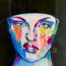 Painting Conversations Silencieuses : Dégaine  by Coco | Painting Figurative Portrait Acrylic