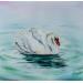 Painting Miroir transparent by Kuprina Carle Maria | Painting Figurative Nature Animals Watercolor