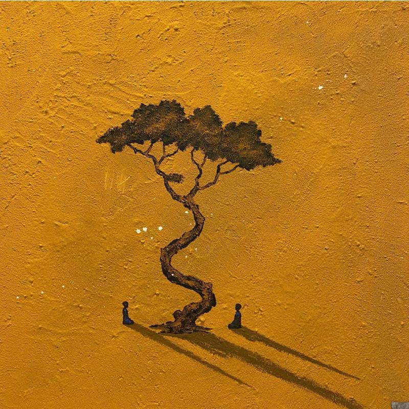 Painting De sable et d'eau by Lemonnier  | Painting Subject matter Acrylic, Zinc Landscapes