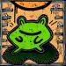 Gemälde Froggy frogg von Ralau | Gemälde Pop-Art Tiere Acryl Posca