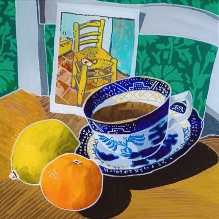 Painting Vincent en équilibre by Auriol Philippe | Painting Figurative Acrylic, Plexiglass, Posca Still-life