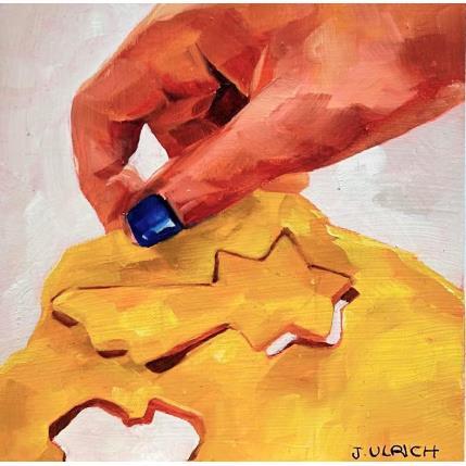 Painting cookie cut n°4 by Ulrich Julia | Painting Figurative Oil