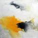 Painting Le ciel d'or by Dumontier Nathalie | Painting Abstract Minimalist Oil