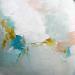 Painting Un grand bonheur by Dumontier Nathalie | Painting Abstract Minimalist Oil