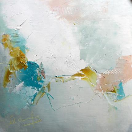 Painting Un grand bonheur by Dumontier Nathalie | Painting Abstract Oil Minimalist