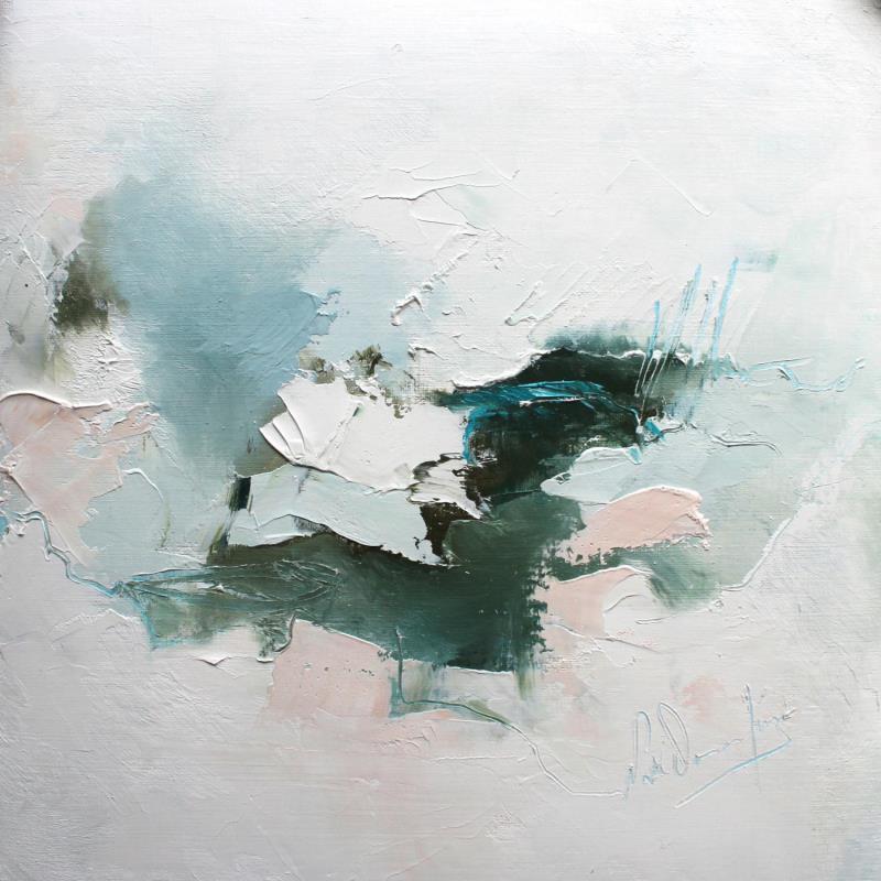 Painting Un voyage parfumé by Dumontier Nathalie | Painting Abstract Oil Minimalist