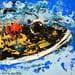 Painting Cabeza de sardina by Villanueva Puigdelliura Natalia | Painting Figurative Animals Oil
