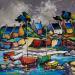 Painting Ciel gris en Bretagne by Cédanne | Painting Figurative Landscapes Oil Acrylic