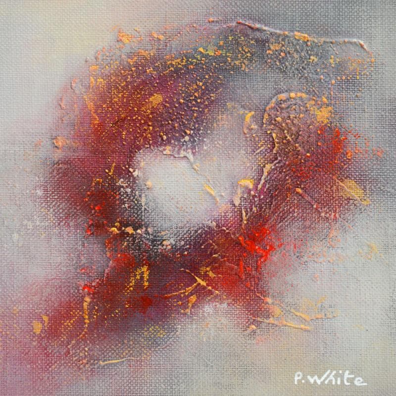Painting Grand vent by White Pascale | Painting Abstract Acrylic Minimalist