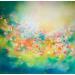 Peinture Wild Flowers par Levesque Emmanuelle | Tableau Huile