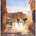 Gemälde Place Vincent Raspail, Toulon von Jones Henry | Gemälde Figurativ Aquarell