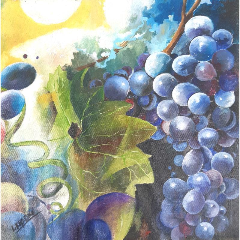 Painting RAISIN 230923 by Laura Rose | Painting Figurative Oil Nature, still-life