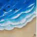 Peinture AIGLE DE MER-LEOPARD par Geiry | Tableau Matiérisme Paysages Nature Animaux Acrylique Résine Pigments Poudre de marbre