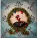 Painting Il cerchio d'erba è la Santa Muerte by Nai | Painting Surrealism Music Nature Life style Acrylic Gluing