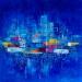 Painting Azur Montreal Vision by Coupette Steffi | Painting Figurative Urban Acrylic