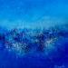 Painting Azure Cityscape by Coupette Steffi | Painting Figurative Urban Acrylic