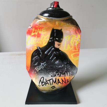 Skulptur Best Batman von Kedarone | Skulptur Pop-Art Acryl, Graffiti Pop-Ikonen