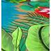 Peinture QUETZAL DU PANAMA par Geiry | Tableau Matiérisme Nature Animaux Bois Acrylique Pigments Poudre de marbre