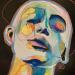 Painting Conservations Silencieuses : Avenirad(i)eux by Coco | Painting Figurative Portrait Acrylic