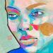 Painting Conversations Silencieuses :Rienadire by Coco | Painting Figurative Portrait Acrylic