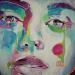 Painting F1 Conversations Silencieuses  by Coco | Painting Figurative Portrait Acrylic