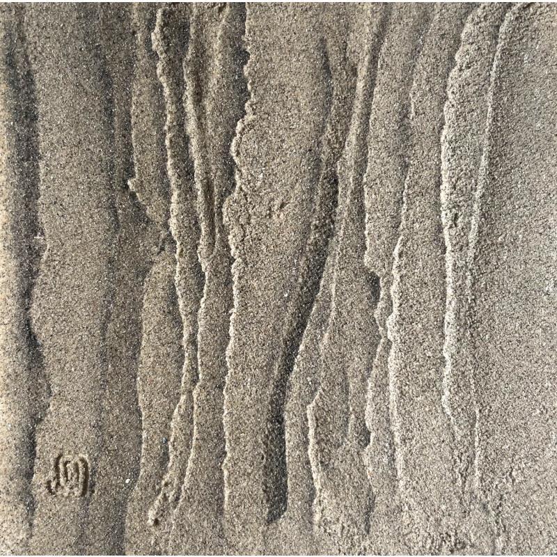 Painting Carré Grain de Sable IX by CMalou | Painting Subject matter Minimalist Sand