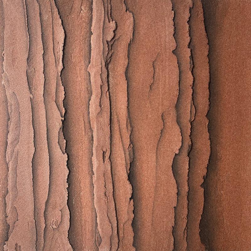Painting Carré d'Ocre II by Dupont Céline | Painting Subject matter Cardboard, Sand Minimalist